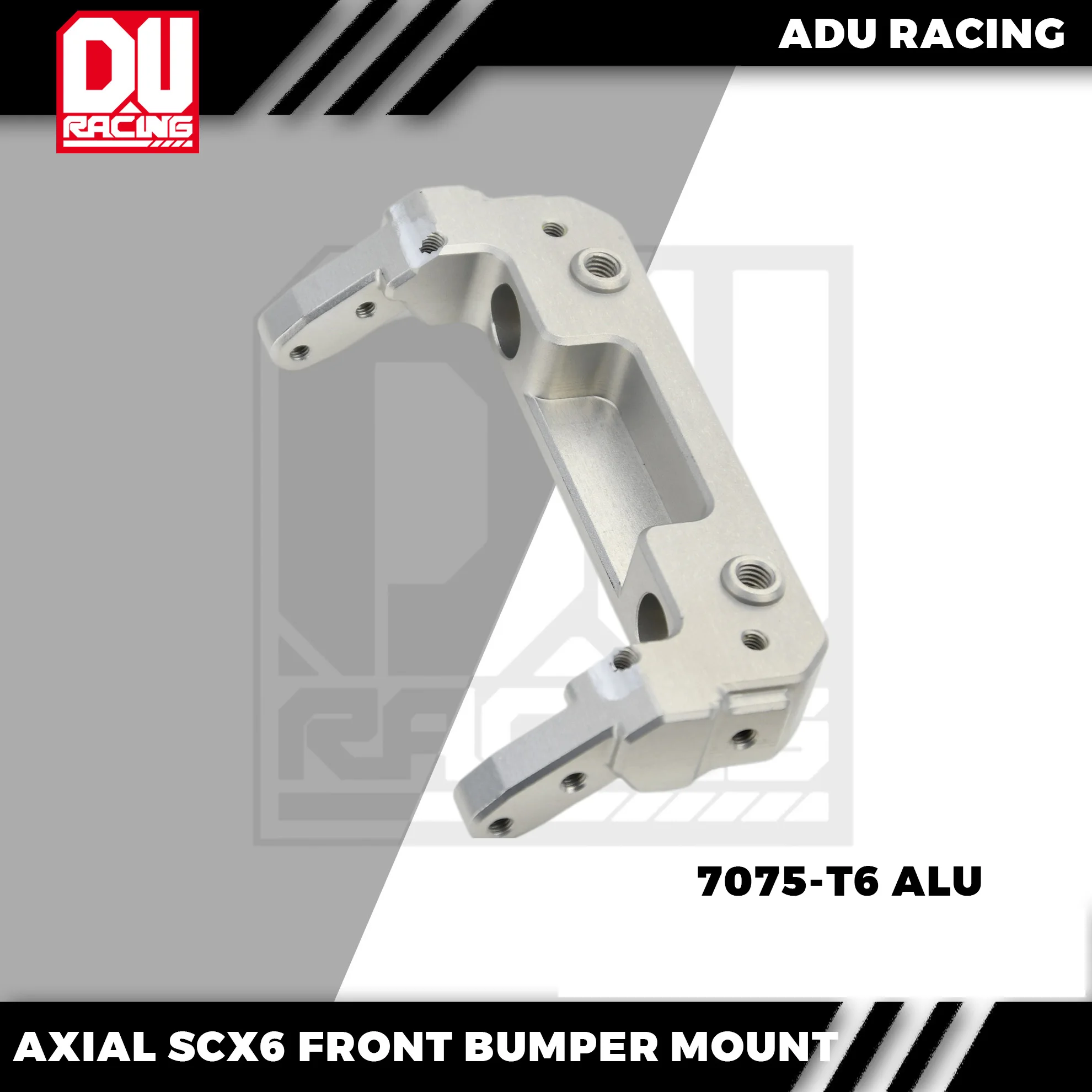 ADU RACING-Support de pare-chocs avant ALU, 7075-T6, pour AXIAL SCX6 AXI251008