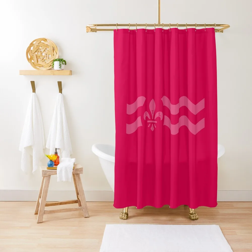 

STL Heritage Shower Curtain Cute Shower Transparent Bathroom Shower Modern Bathroom Accessories Cover Curtain