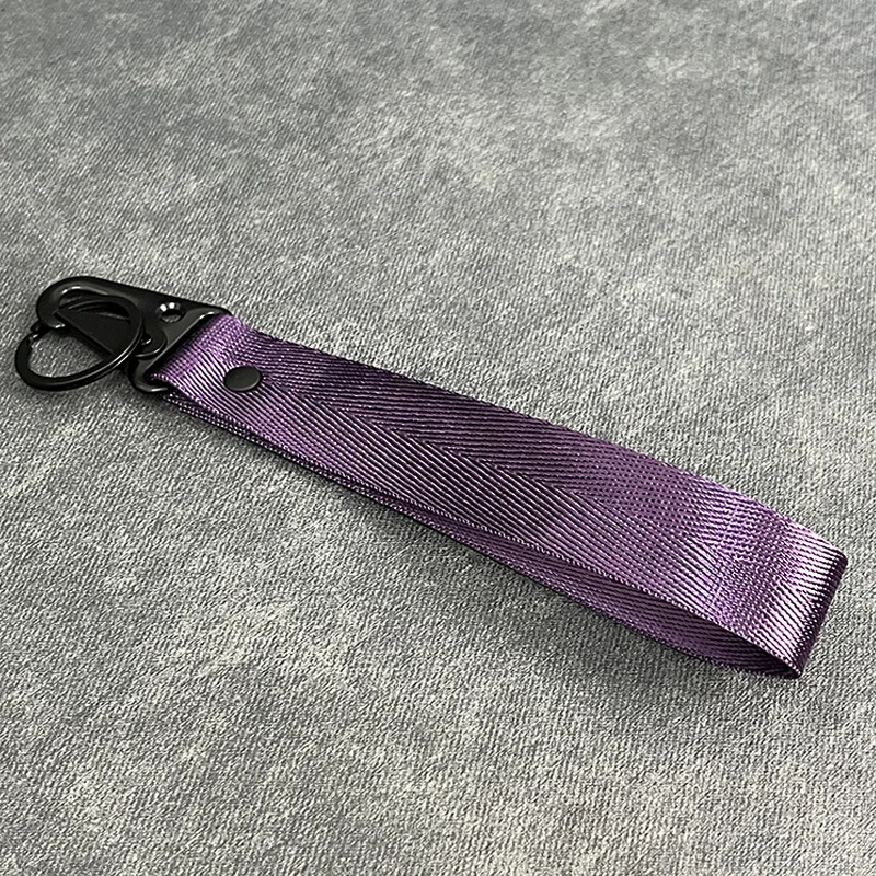 Mode Einfarbig Band Schlüsselbund Lanyard Business Geschenk Schlüssel Kette Männer Frauen Auto Schlüssel Strap Taille Brieftasche Schlüsselanhänger Schlüsselanhänger – Detail 10