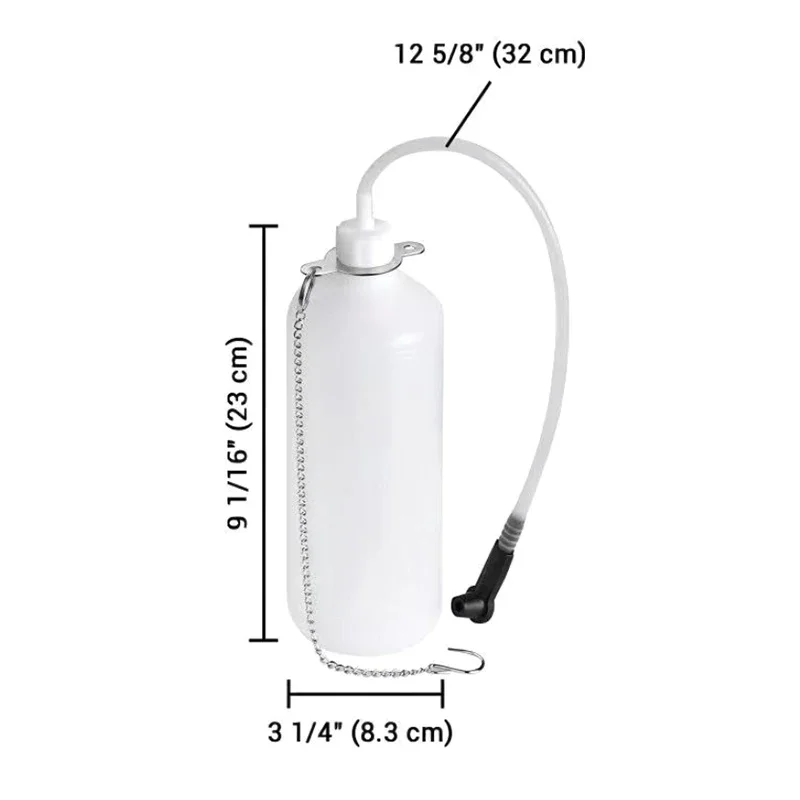 Manual Brake Bleeder System with 1L Fluid Extractor And 60cm Hose Automotive Brake Oil Changing Tool for Car Maintenance view 6