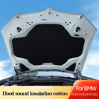 Car Hood Sound Insulation Acoustic Absorption Foam For BMW X3 G01 X4 G02 2018-2022 Heatproof Tool Decorative Accessories