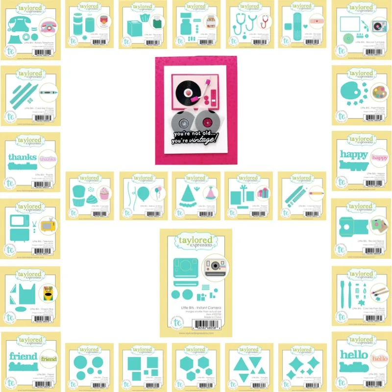 Matrices de découpe pour appareil photo instantané, télévision, petits morceaux, décoration de scrapbook et de journal, pochoir, gabarit de gaufrage, carte de vœux DIY 2026