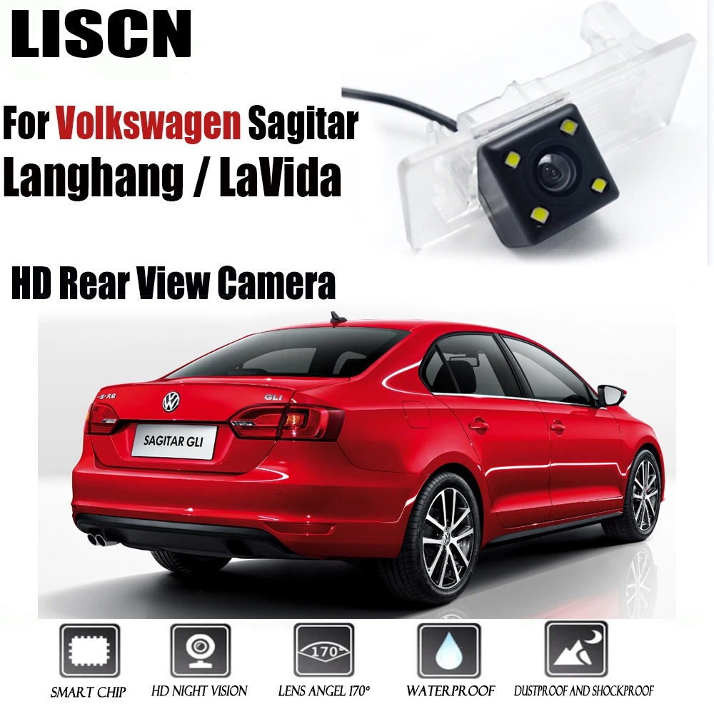 

Rear View Camera For Volkswagen Sagitar / Langhang / LaVida / Skoda Speed / Wild Emperor Reversing License Plate Light Camera