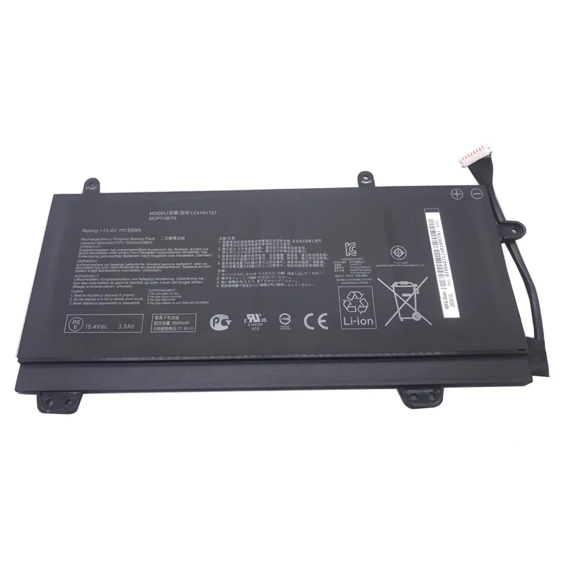 Imagem -02 - Lmdtk Nova C41n1727 Bateria do Portátil para Asus Rog Zephyrus Gm501 Gm501gm Gm501gs Gu501 Gu501gm 15.4v 55wh