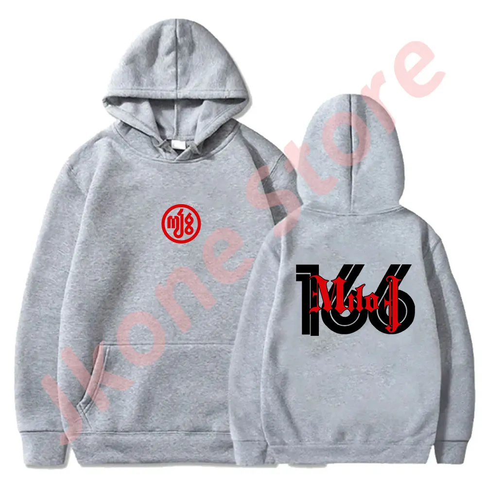 Milo J 166 Felpe con cappuccio Singer 2024 Tour Logo Merch Pullover Cosplay Donna Uomo Moda Casual Felpe con cappuccio