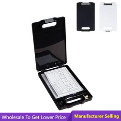 File Organizer A4 File Holder Plate Box Clamp Memo Clip Document Organizer Folder Office Stationery Storage Filing Bags