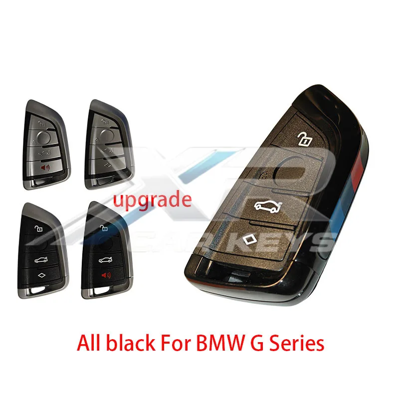 

All Black Upgrade N5F-ID21A Smart Remote Car Key Shell For BMW G Series 3 5 6 7 X3 X5 X7 G01 G02 G08 G30 G31 G32 G38