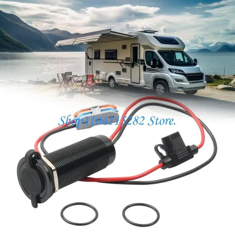 

Water Resistant Aluminum Connector 12V to 30V Step Up Adapter With Locking Nut For Solar Panel And LED Applications