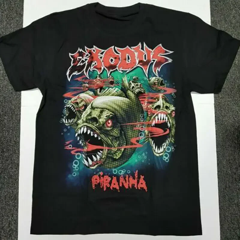 

Редкая 90-х экзодусная музыкальная группа, черная унисекс, все размеры, футболка унисекс AC677