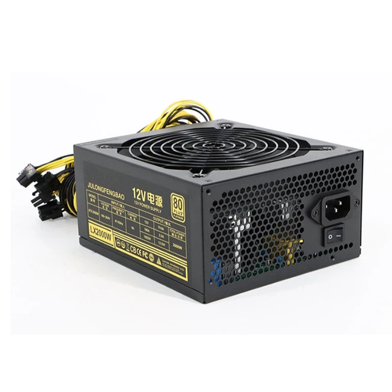 Dedicated Power Supply 2000W Single-channel 12V  2200W 1800W Chassis Power Supply