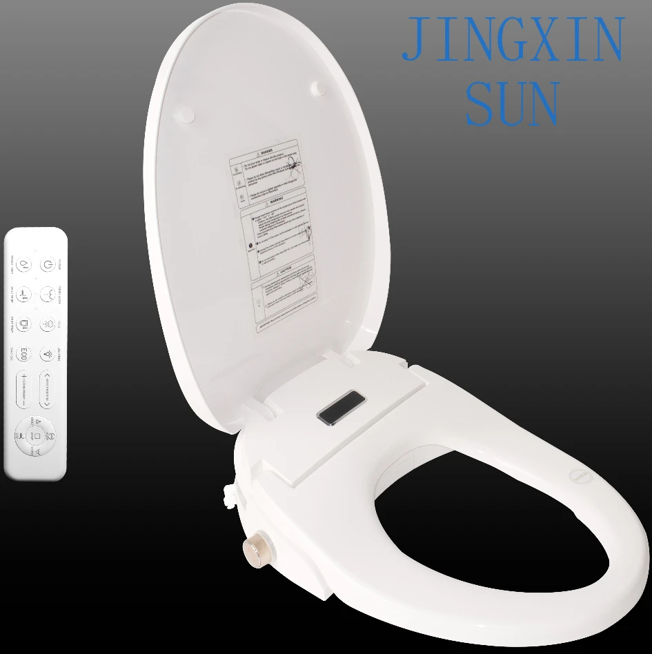 Luxury V-Bidet Smart Toilet Seat for Modern Bathroom Instant Heating Auto Cleaning LED Display Remote Control Energy Saving