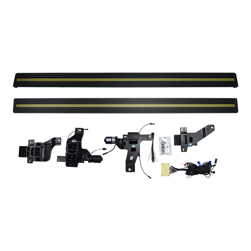 Mobile APP Remote Control With LED Lights Electric Side Step for hyundai Santa Fe Running Boards 2024 Footboard