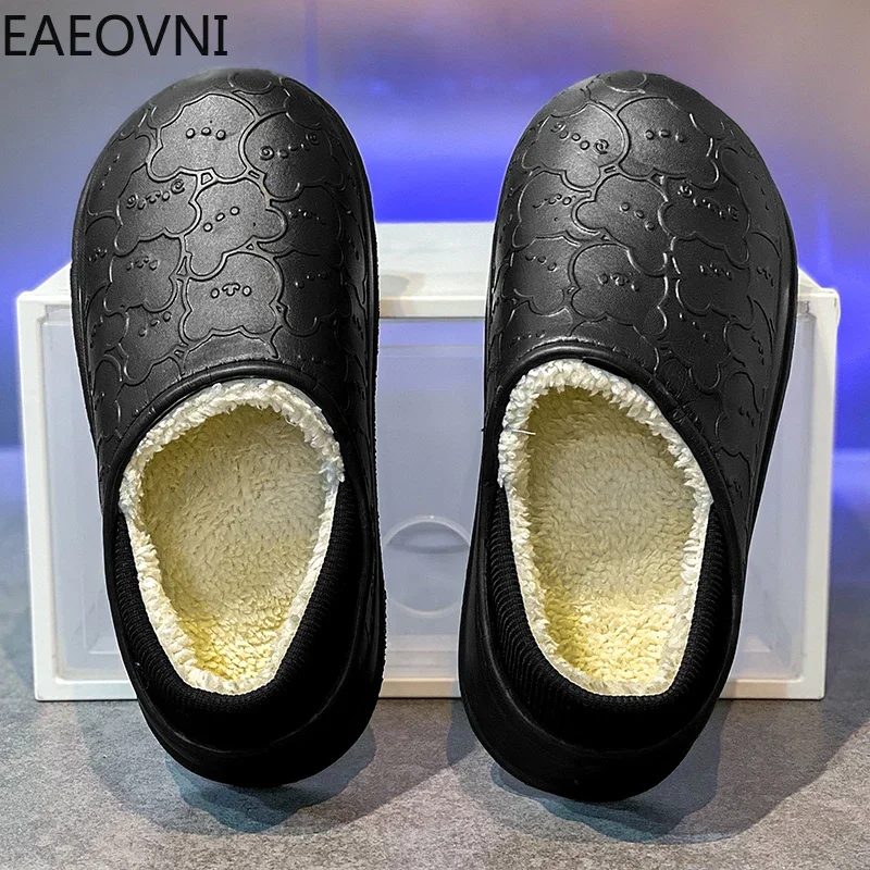 Winter Slippers for Men Lightweight Home Slipper Breathable Man Beautiful Fashionable Shoe Simple Shoes Anti-slip EAEOVNI New