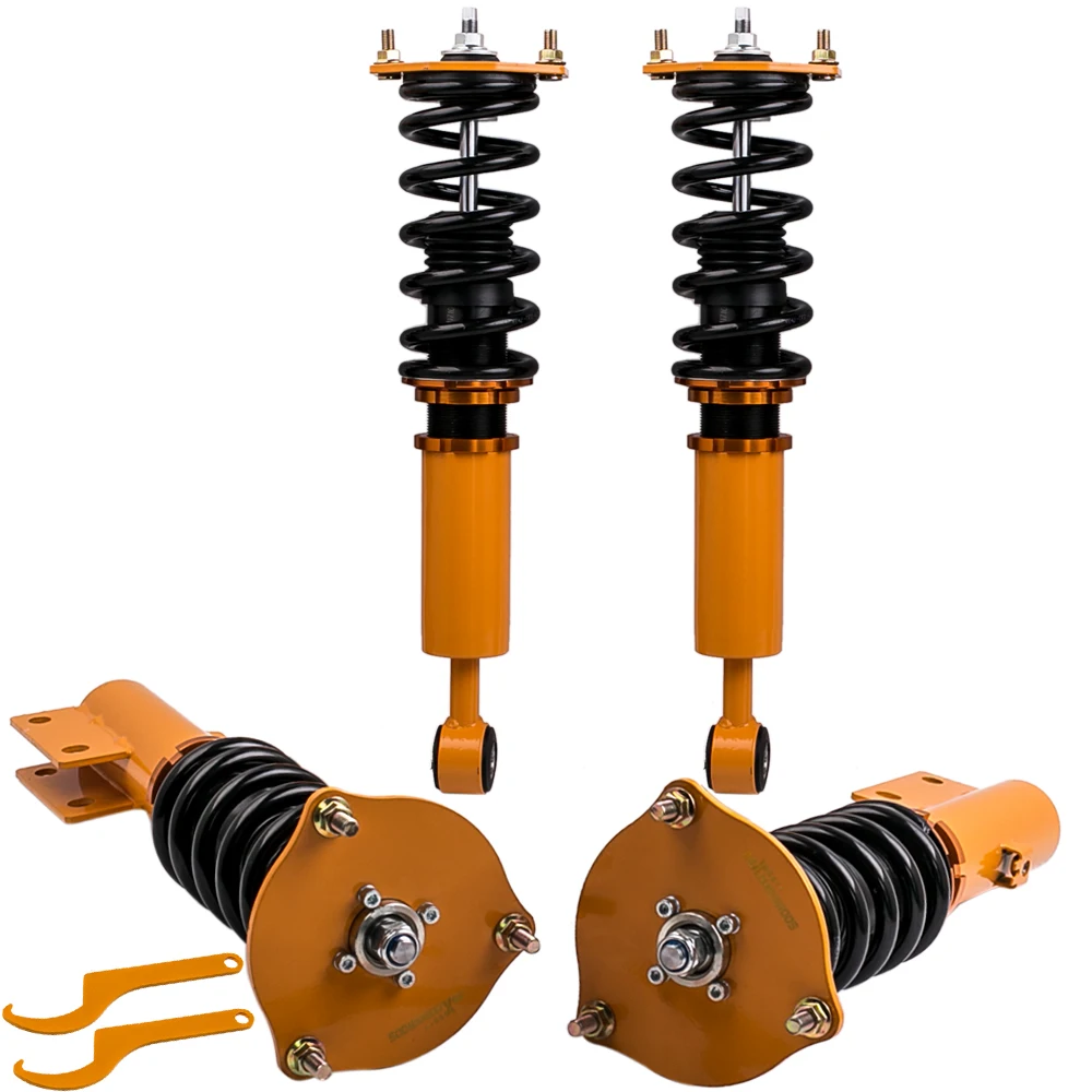 Coilover Suspension Struts Set For Mitsubishi 3000GT GTO 1991-1999 Z16A Z15A Spring Shocks Coilover Spring Coilover Suspension