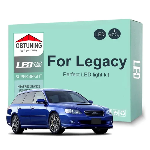 Kit de bombilla Interior LED para Subaru Legacy BC BJF BD BG BE BH B4 B5 BL BP BM BR Sedan Wagon 1989-2020, maletero de coche Canbus