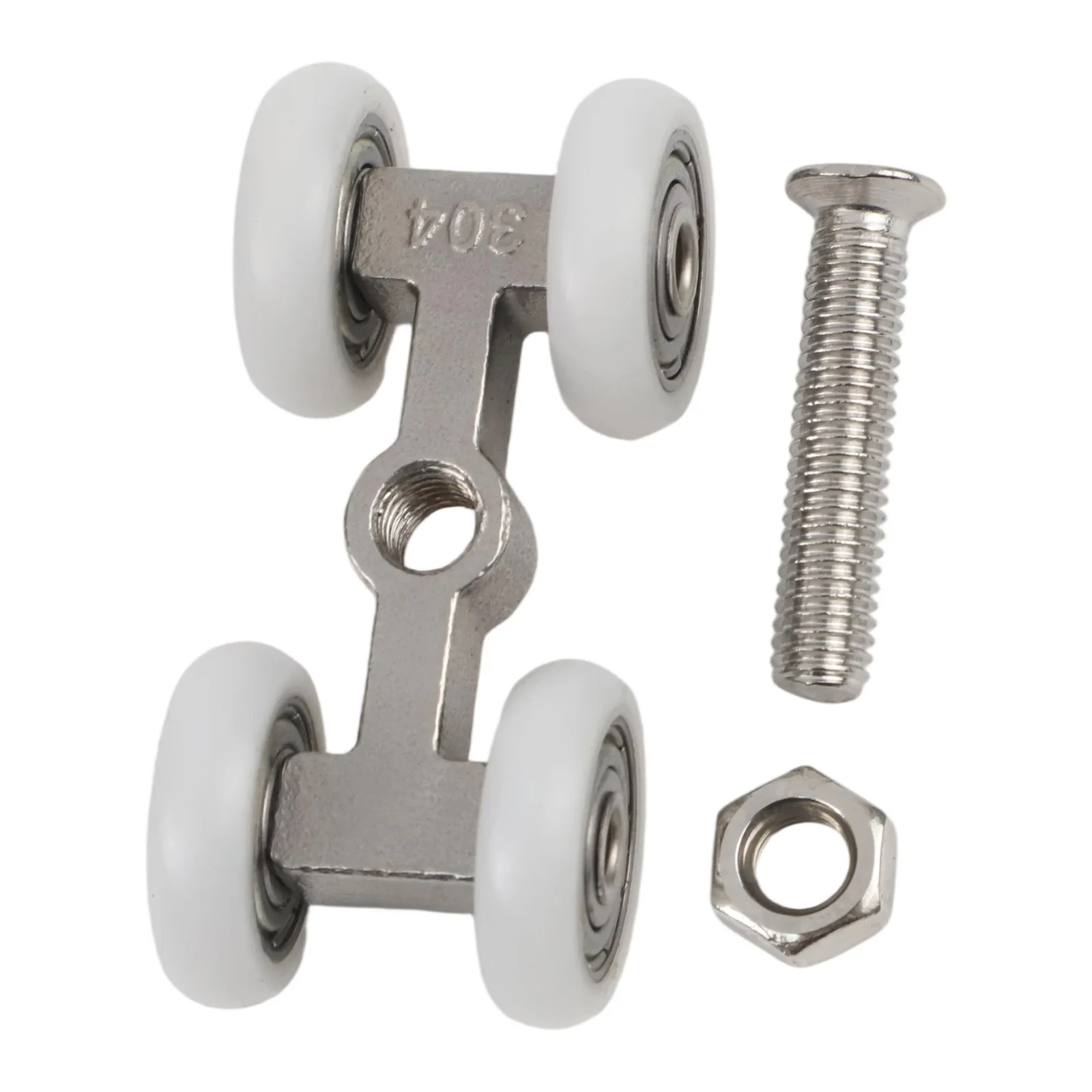 Sliding Door Roller with Load Bearing Capacity Stainless Steel Material for Stability and Longevity Easy Installation