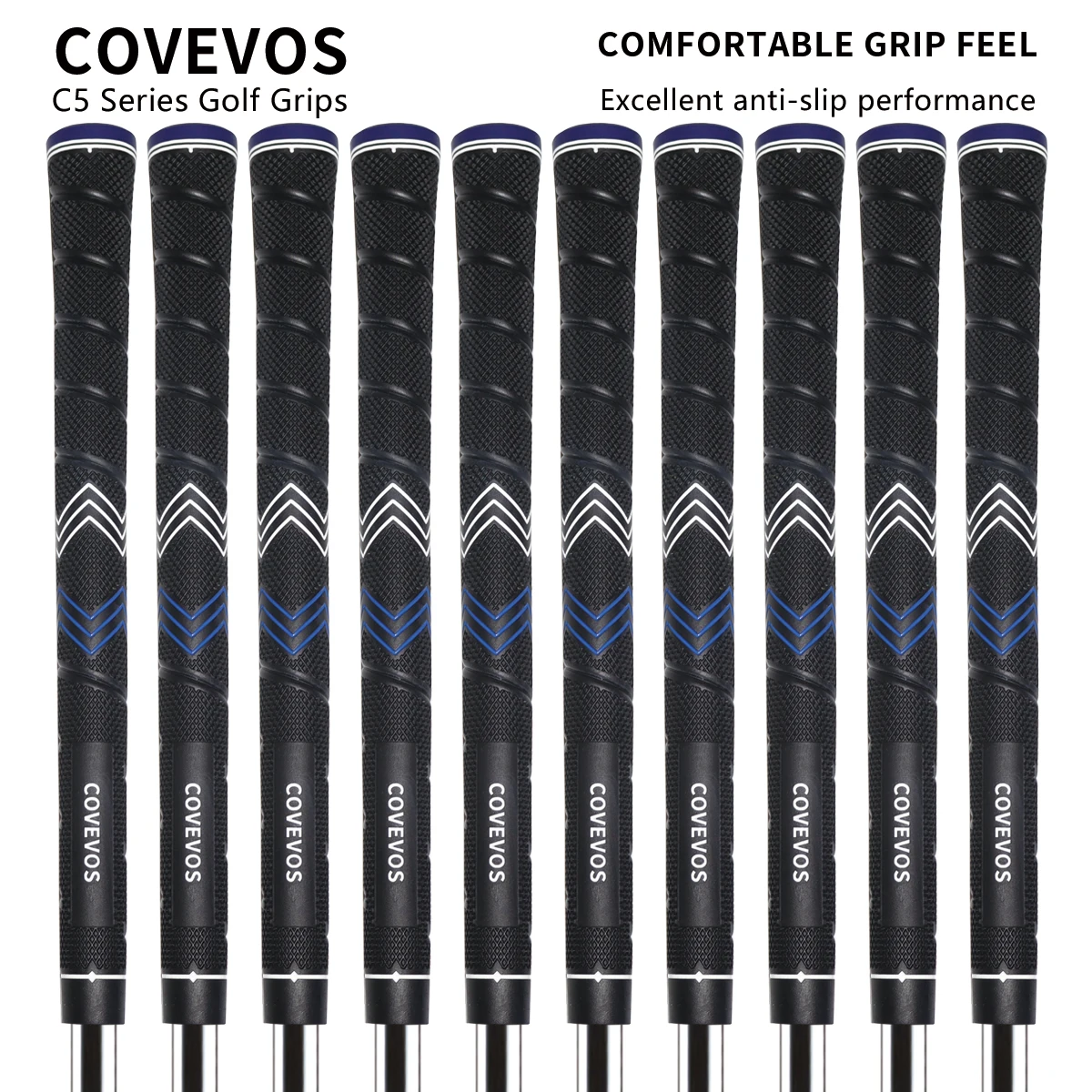 New Golf Grip for Non-Slip, Comfortable, Shock-Absorbing, and Wear-Resistant Iron and Wood Clubs