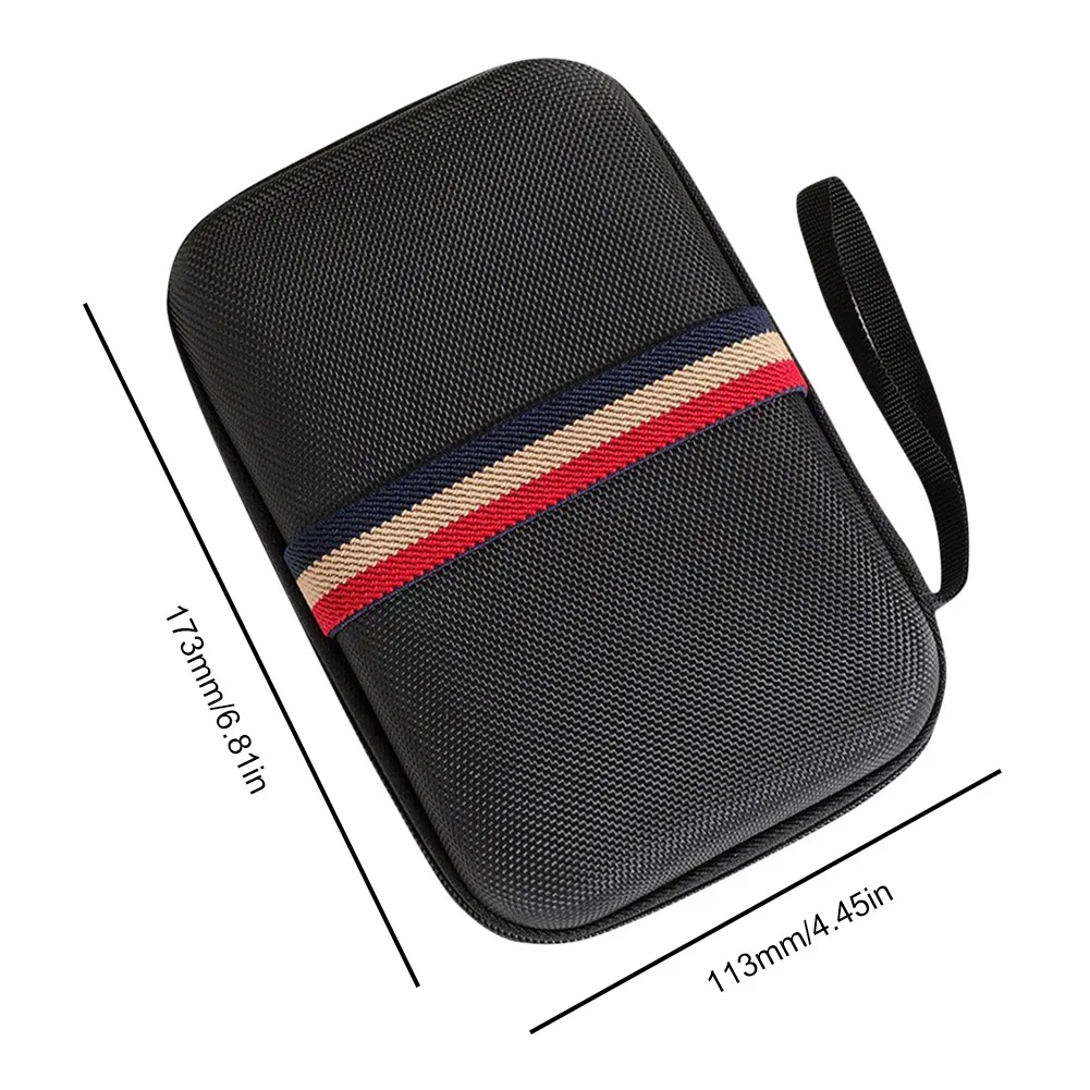 Estuche de transporte portátil, estuche protector de almacenamiento de viaje a prueba de golpes con bolsillo para consola de juegos Retro Anbernic RG Cube