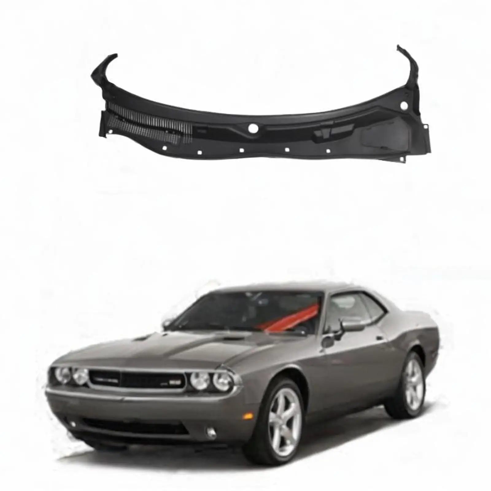 panneau-de-calandre-de-capot-d'essuie-glace-5028757-ag-robuste-5028757-ah-pour-dodge-challenger