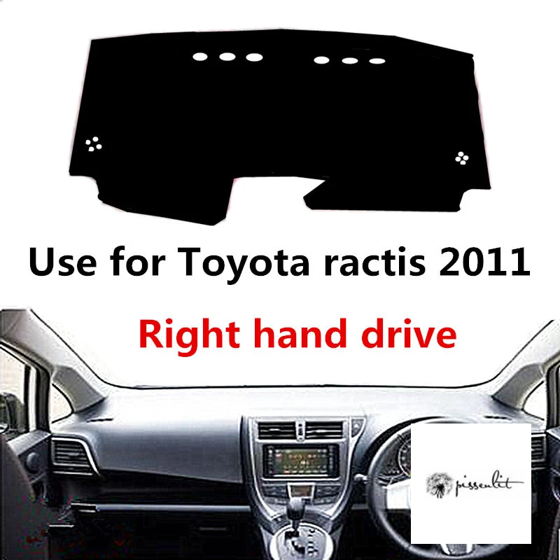 Pissenlit Polyetser Material Car Dashboard Cover Dashmat for Toyota Ractis 2008 2009 2010 2011 2012 2013 Accessories Pad RHD