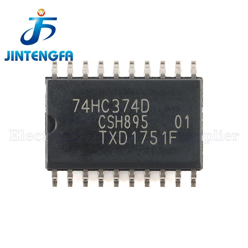 20PCS 74HC374D SOP-20 74HC374 SN74HC374DWR HC374 SMD Flip Flops Octal Edge Trig IC