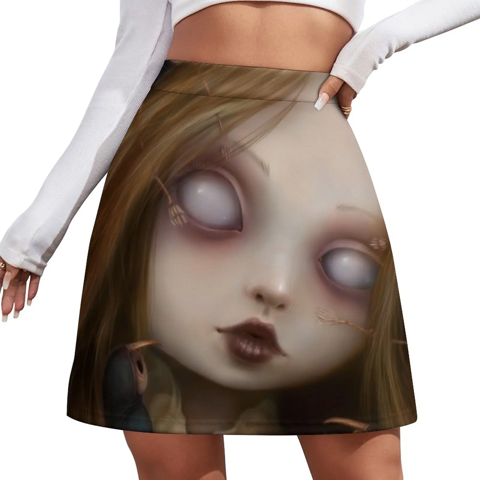 

The face of all your fears Mini Skirt new in clothes skirts for women