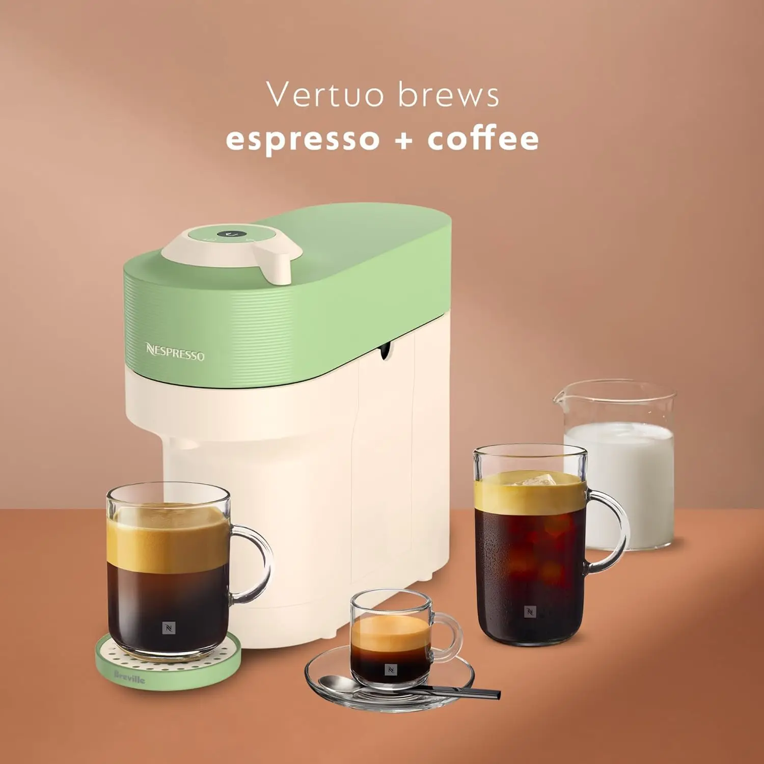 Vertuo Pop+ Summer Limited Edition by Breville, Pistachio
