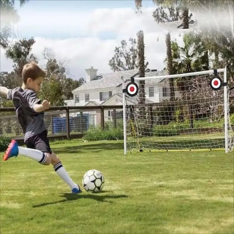 Football Training Targets Practice Equipment Football Goal Shootings Targets Disc Soccer Training Equipment Easy Install D5QD