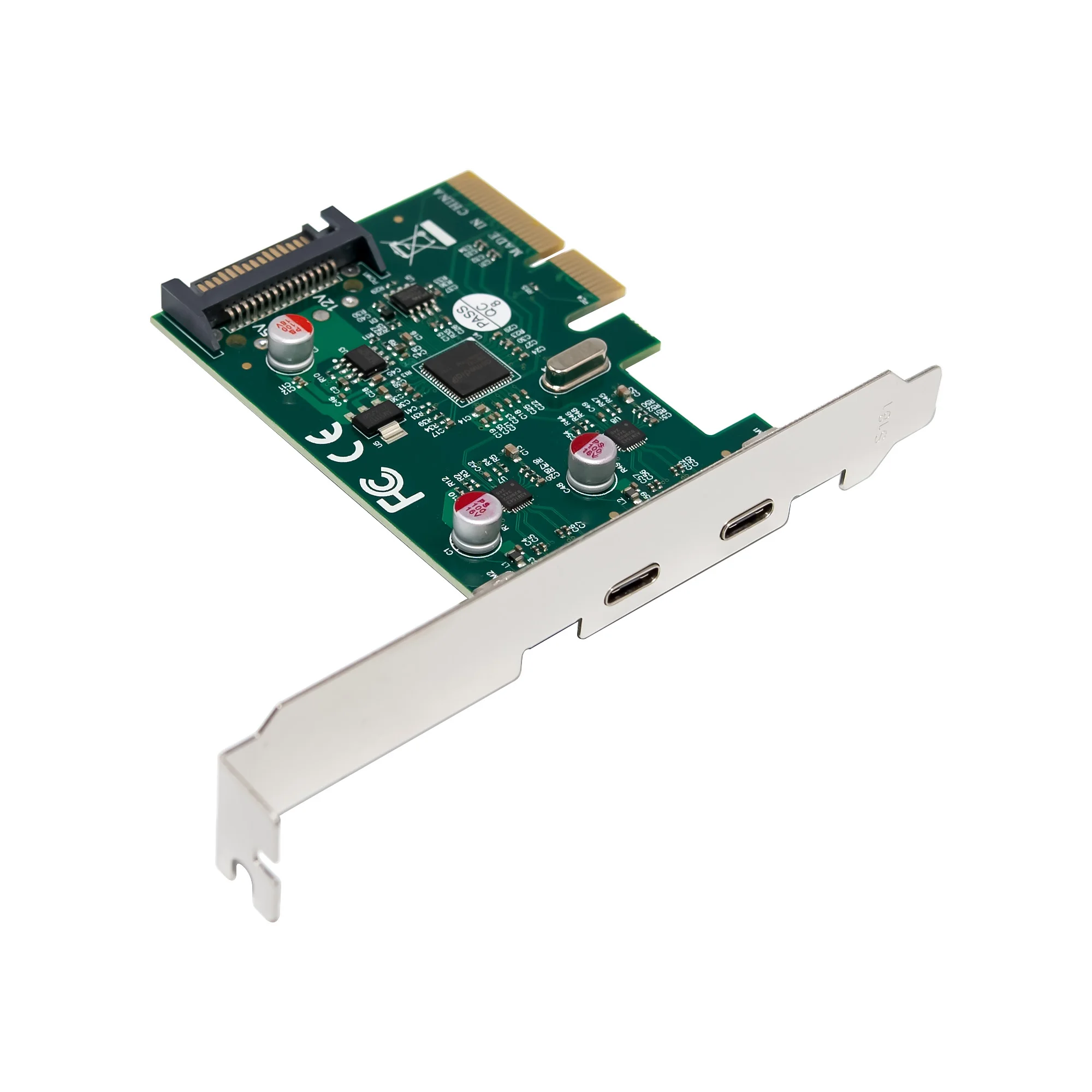 SUNWEIT ST614  PCIe X4 ASM1142 USB3.1-C 10Gbps Extended Card