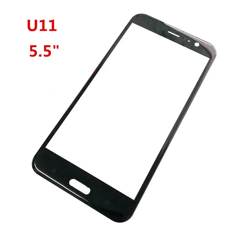 U 11 U12Plus الزجاج الأمامي ل HTC U11 / U12 Plus شاشة تعمل باللمس شاشة الكريستال السائل غطاء اللوحة الخارجية عدسة إصلاح الهاتف استبدال أجزاء
