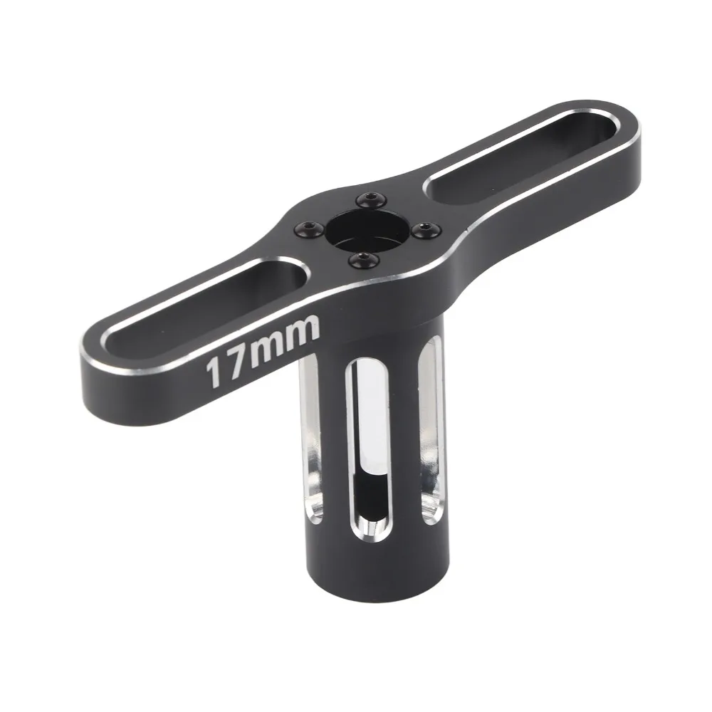 17mm Wheel Hex Nuts Sleeve With Coupling Hub Nut Cap 1/8 1/10 Scale Hex Nuts Installation Tool RC Car Wrench Tool For RC Car