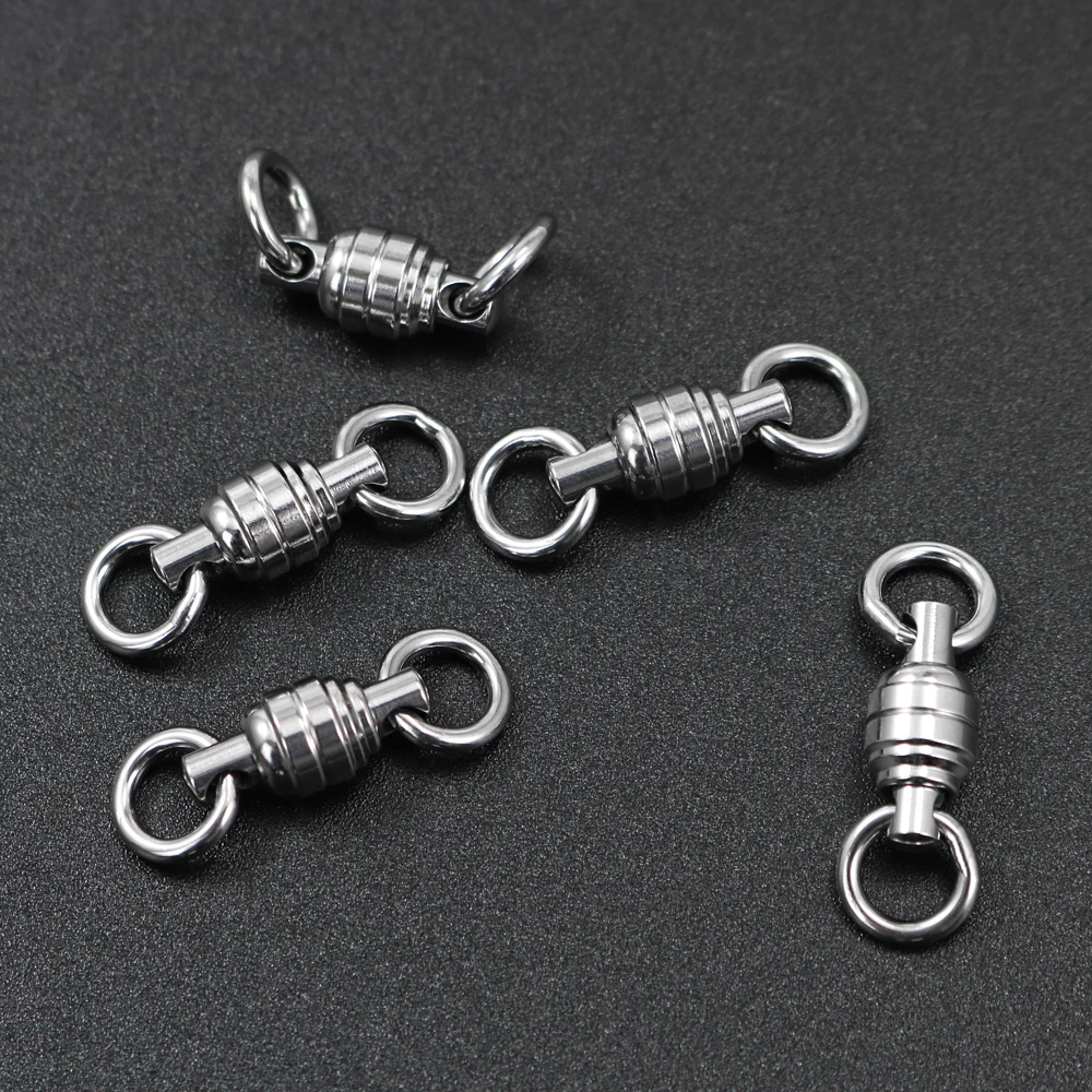 JIGGING PRO Edelstahl Kugellager Wirbel High-Speed Rotation Super Starke Zug Angeln Köder Stecker Zubehör – Detail 8
