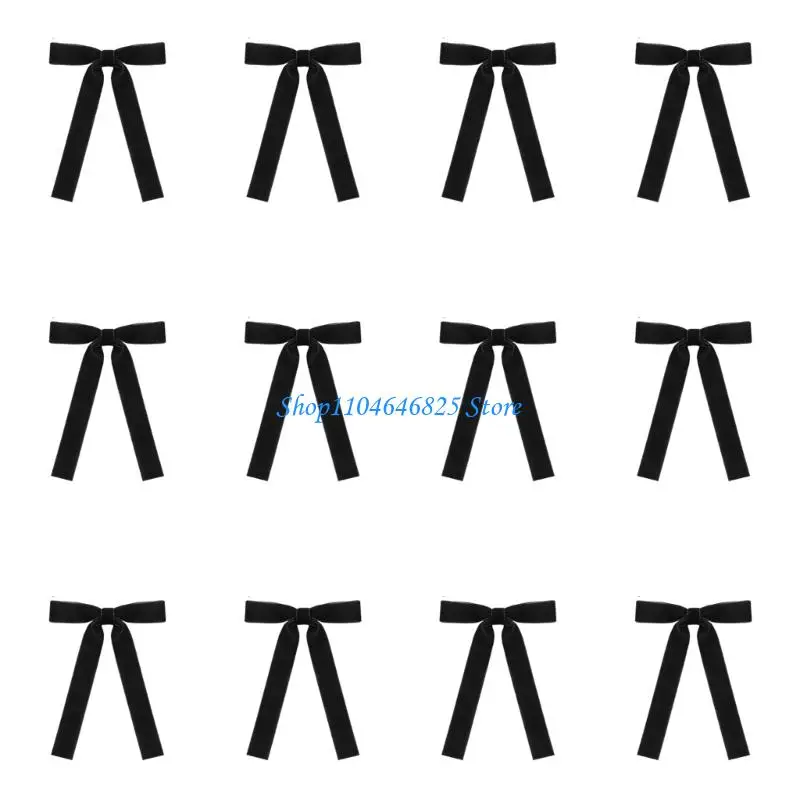 

Velvety Christmas Twist Bowknot Decoration Sturdy Festival Tree Ornament