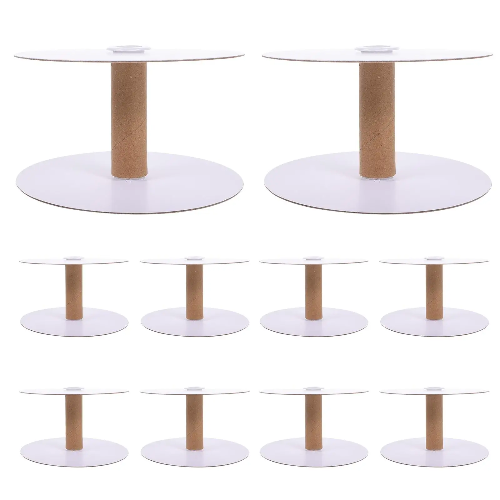 

10pcs Paper Spools 15x8mm Sewing Bobbins Yarn Storage ganizer Thread Embroidery Weaving Bobbins Spools for DIY Craft