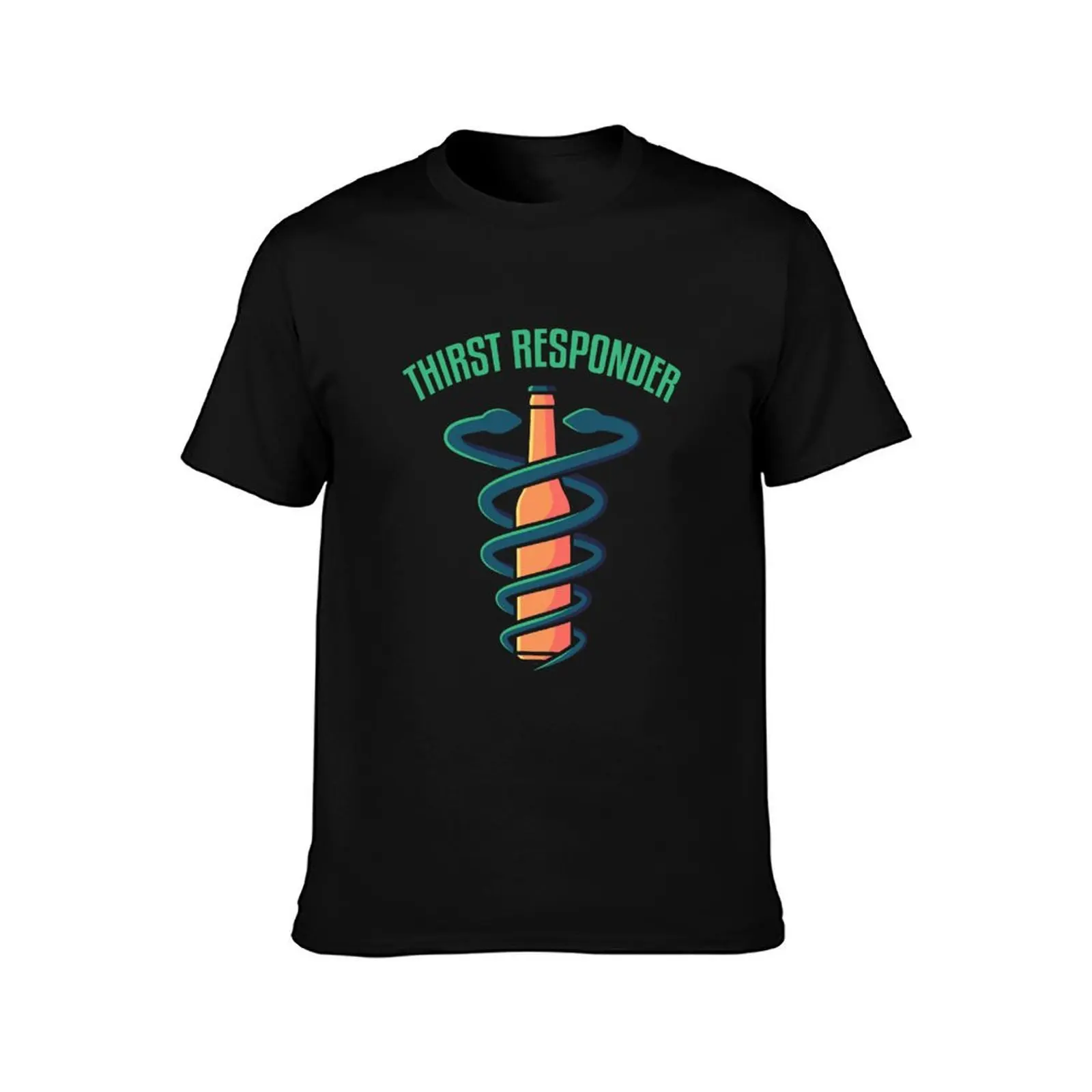Thirst Responder T-Shirt Worker Basic Short Sleeve Tee T-Shirt
