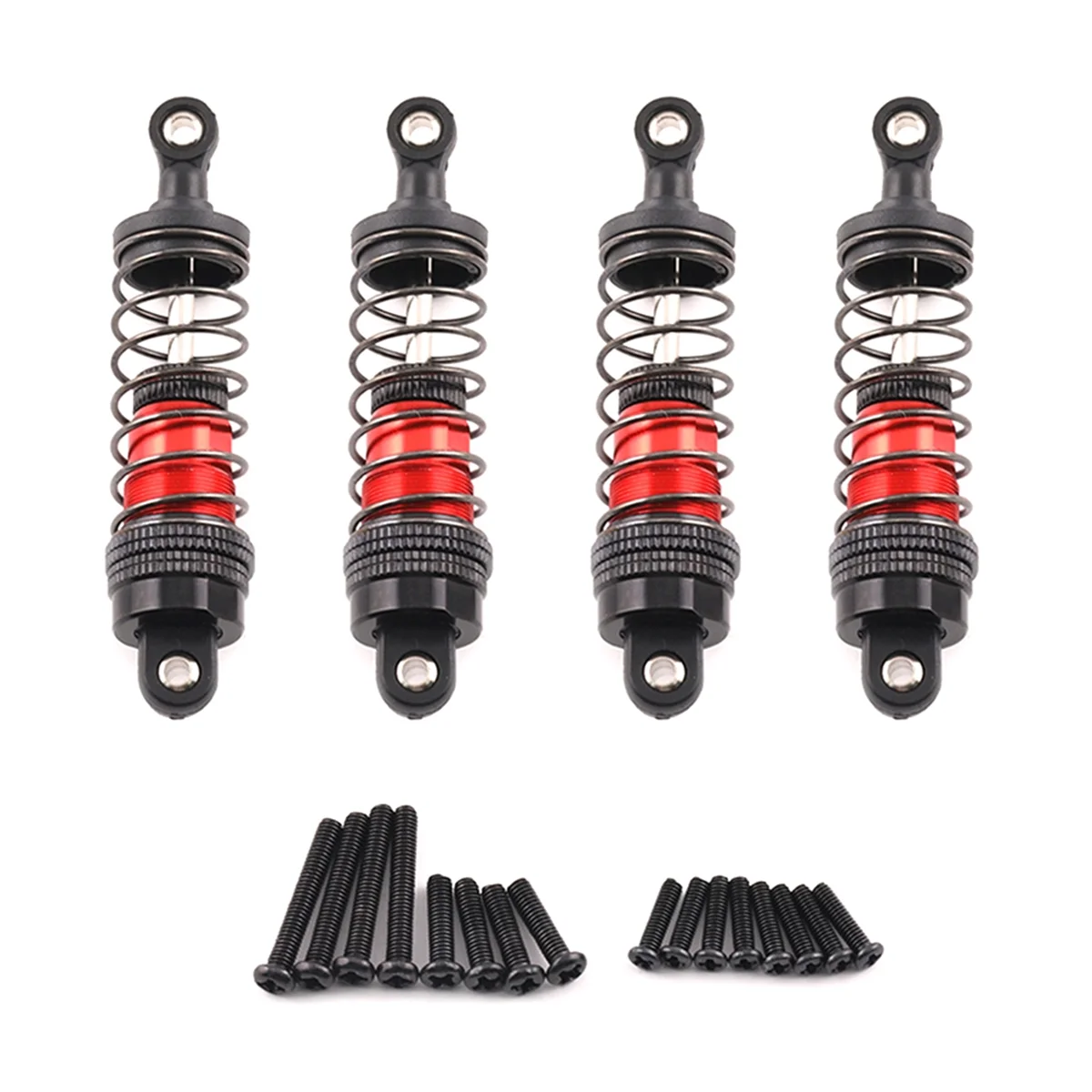 1 Set RC Car Metal Shock Absorber for SCY 1/16 MJX H16H 14301,14210 1/16 1/12 1/14 Upgrade Parts Accessories 75mm A