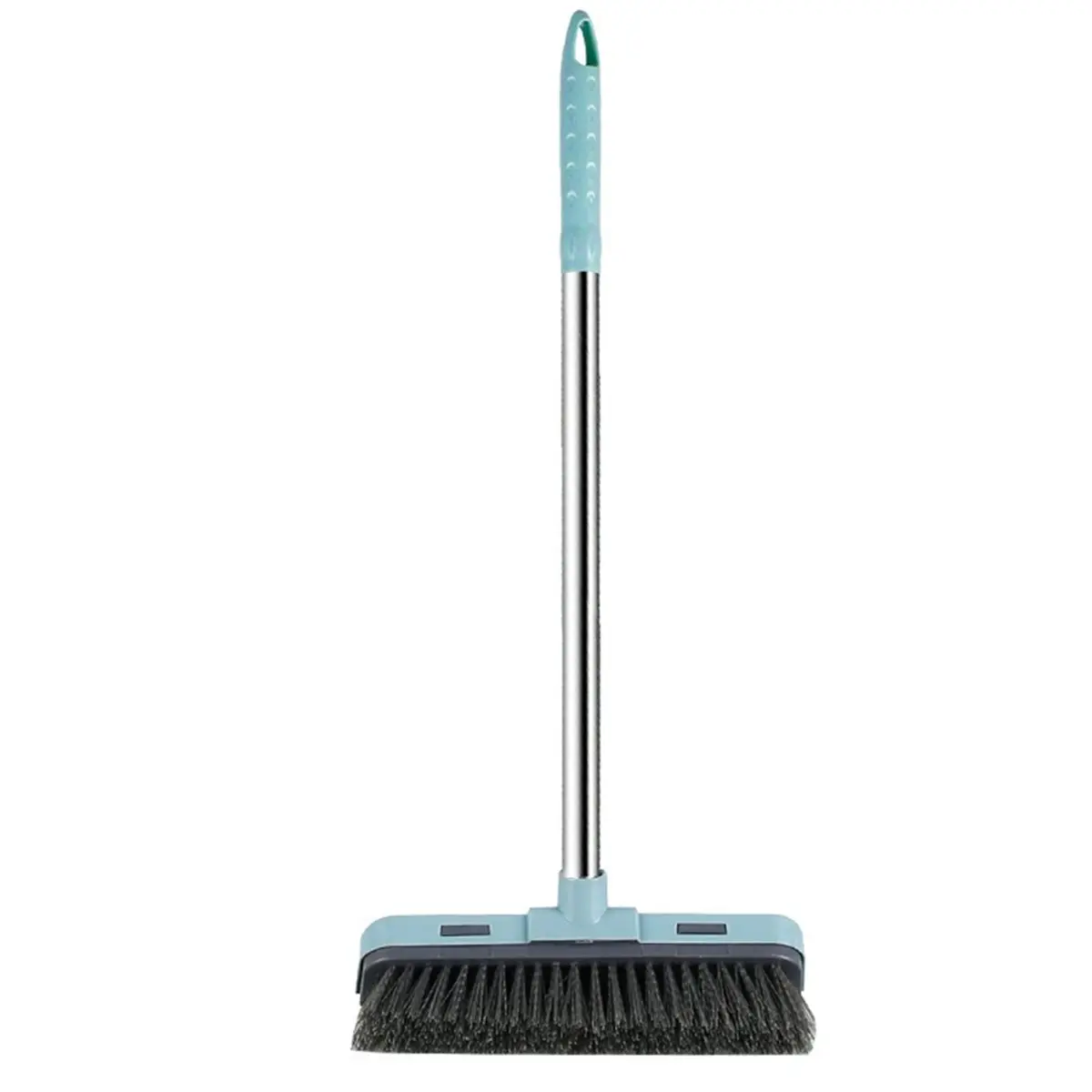 AA14 Floor Scrub Brush with Long Adjustable Handle 2 in 1 Scrape Brush Floor Scrub Brush with Long Adjustable Handle