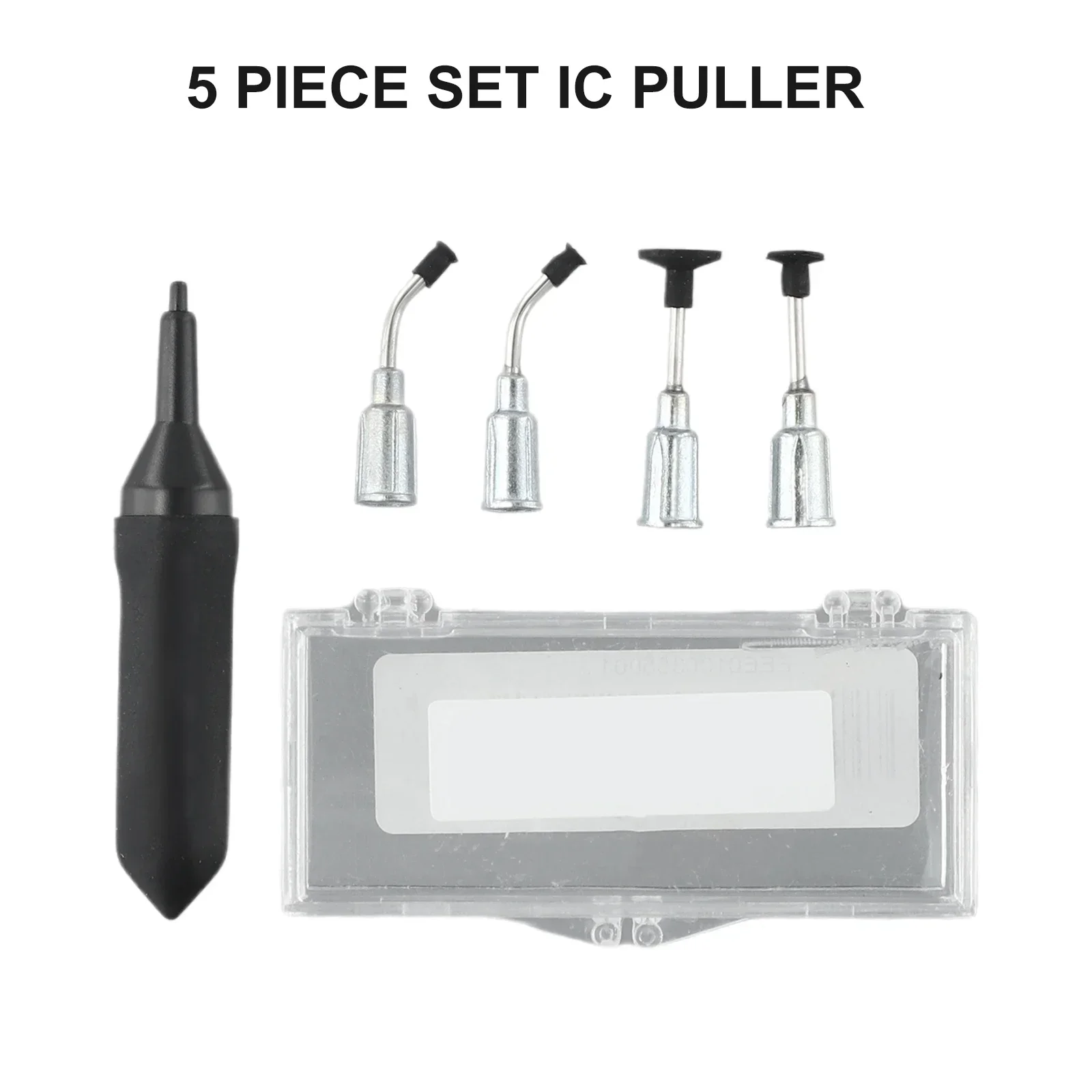 Vacuum Pen Kits With 4 Suction Cups IC Tweezers IC Chip Extractor Puller Holder Desoldering Sucking Pen Pick Up Hand-Tools