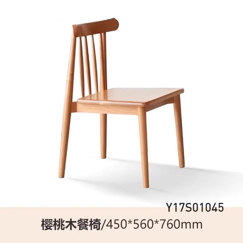 Home Rückenlehne Freizeitstuhl Moderner einfacher Restaurantstuhl Nordic