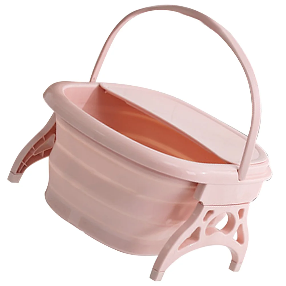 Folding Foot Bath Bucket Basin Soak Tub Travel Multi-use Soaking