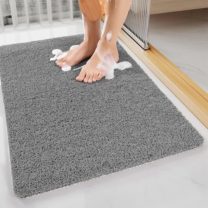 2026 Custom Size Bathroom Loofah Non Slip Bath Mat Water Absorb Moldproof Bathroom Non-slip Antislip Shower Mat