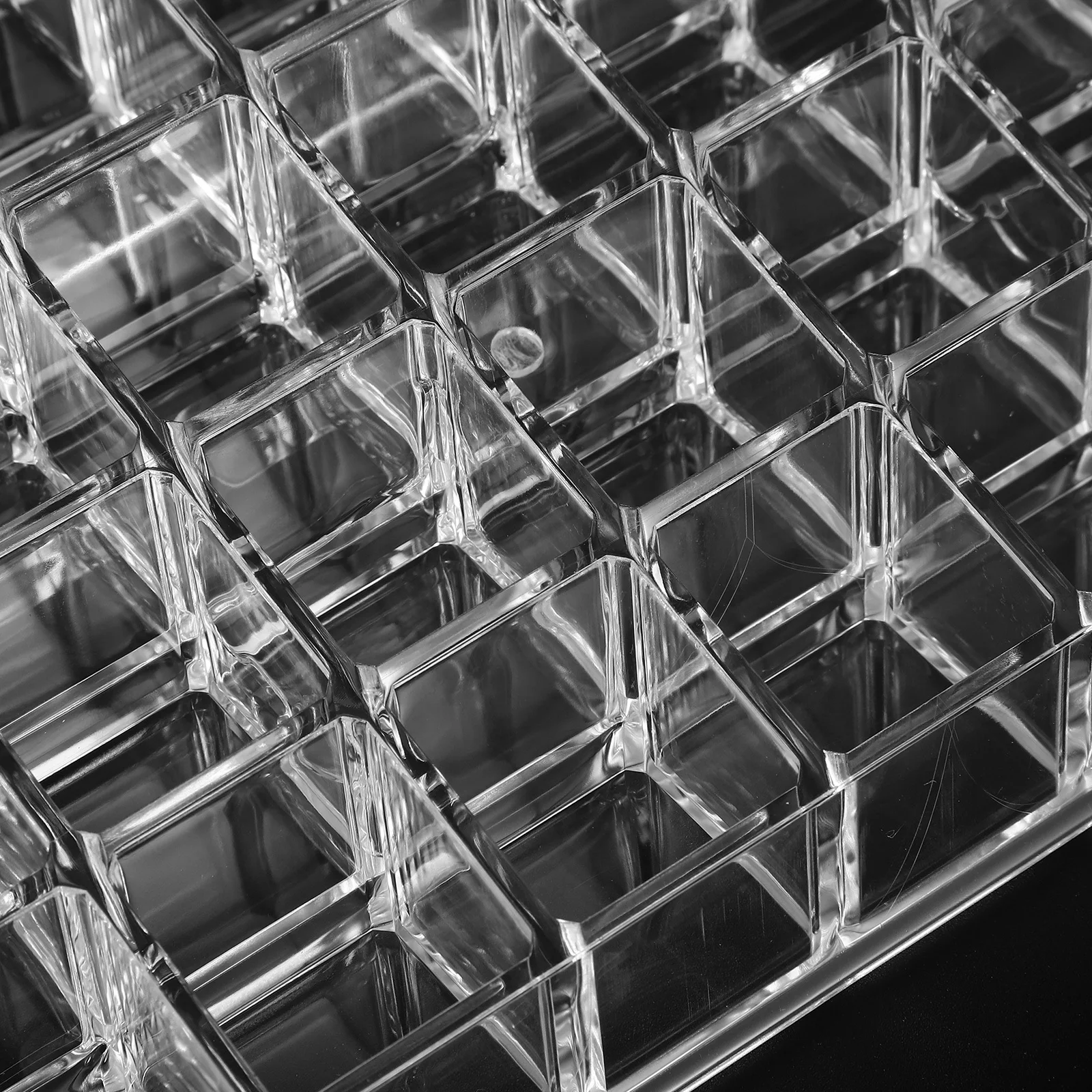 ที่เก็บลิปสติกแบบใส 36 ช่อง ชั้นวางเครื่องสำอาง ชั้นวางของตกแต่งโต๊ะเครื่องแป้ง ที่จัดระเบียบลิปสติก อุปกรณ์จัดเก็บเครื่องสำอางสำหรับห้องนอน