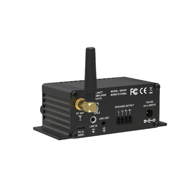 

Tpa3116 2x50w bluetooth 5.3 digital power amplifier dsp tuning desktop amplifier ceiling speaker bru3p