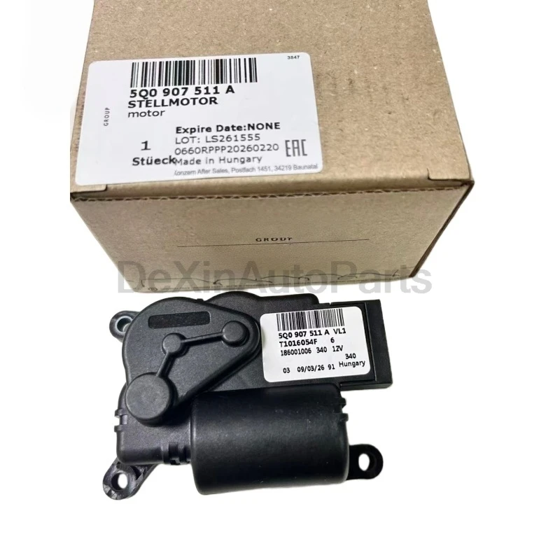 5Q0907511A HVAC Flap Servo Motor Actuator 5-Pin Direct Repl for Hatchback SUV Auto Parts 2012 to 2018