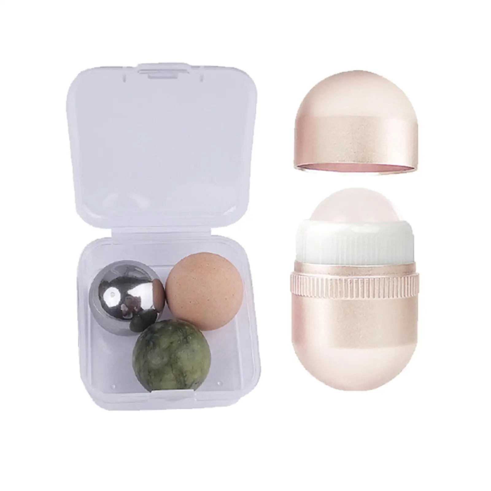

Face Volcanic Roller Portable Reusable with Replaceable Balls Eye Massage for Facial Eye