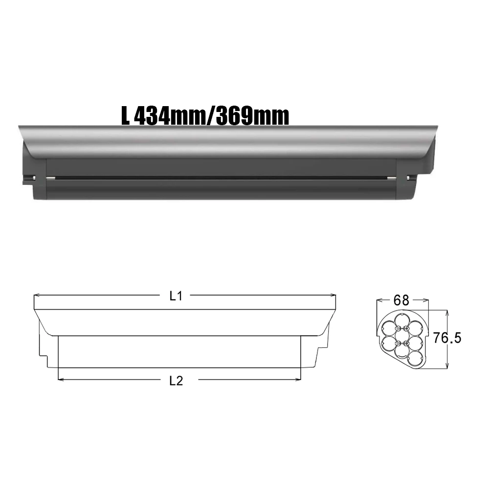 

36V Integrated Battery 9.6Ah 10.5Ah 12.8Ah 14Ah 460Wh 504Wh Econic One Adventure Bandit Ebike Replacement