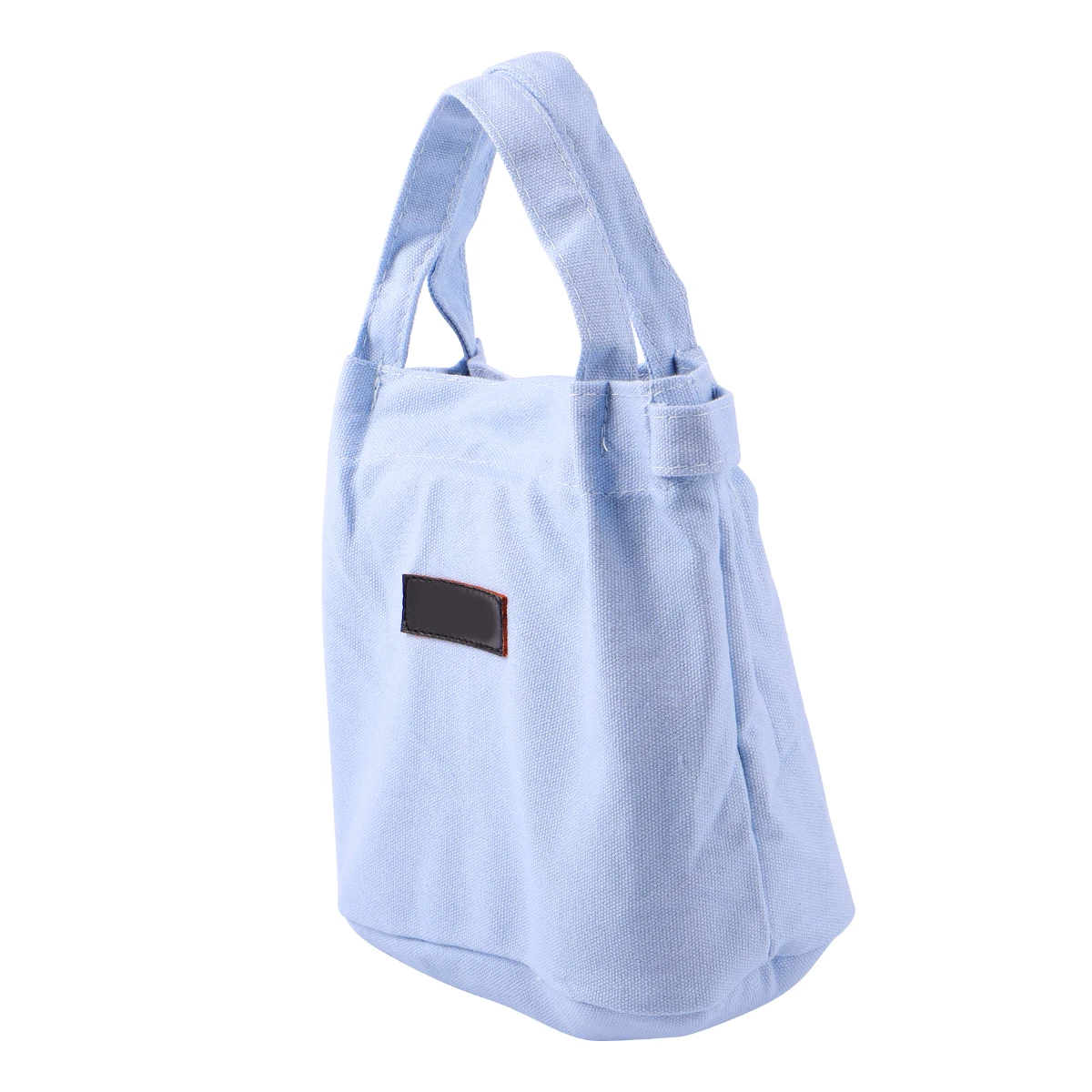 

Canvas Lunch Bag Handbag Portable Easy Clean Lightweight Storage Pouch For Outdoor Activities Kitchen Barware