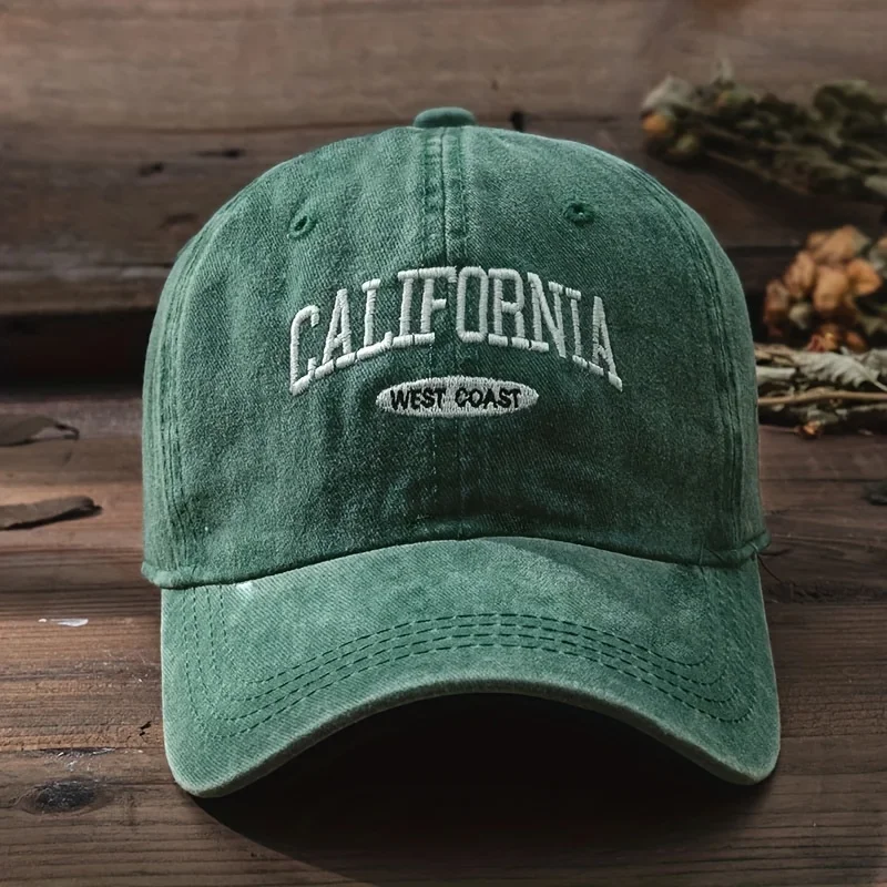Women's Unisex Style Vintage Baseball Cap Vintage Fashion, Breathable Fabric, Streetwear Accessory Washed Effect Design Headwear