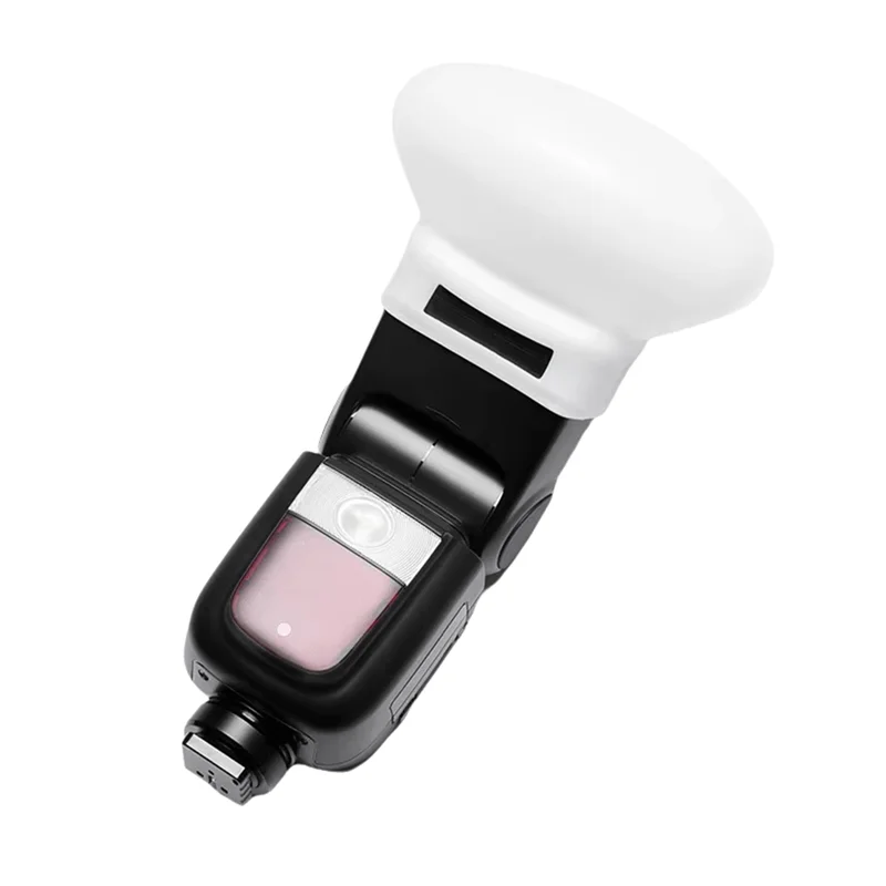 2 ชิ้น MF-DD ดิฟฟิวเซอร์ซิลิกาเจลโดมกระจายชุดสําหรับ Godox MF12 สากลแฟลชซิลิโคน-BTFL