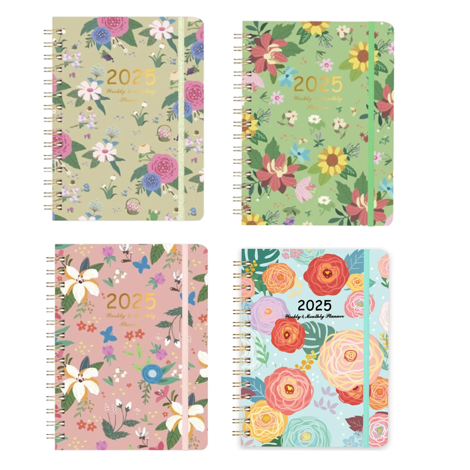 Notebook Daily Planner A5 Coil Schedule Customized Weekly Planner 2025 Party Favours Kids Lembrancas De Casamento
